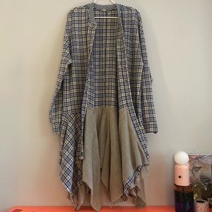 Free People Plaid Jacket